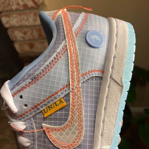 Union LA x Nike Dunk Low Blue MENS 4.5 DJ9649-400 - Picture 9 of 11